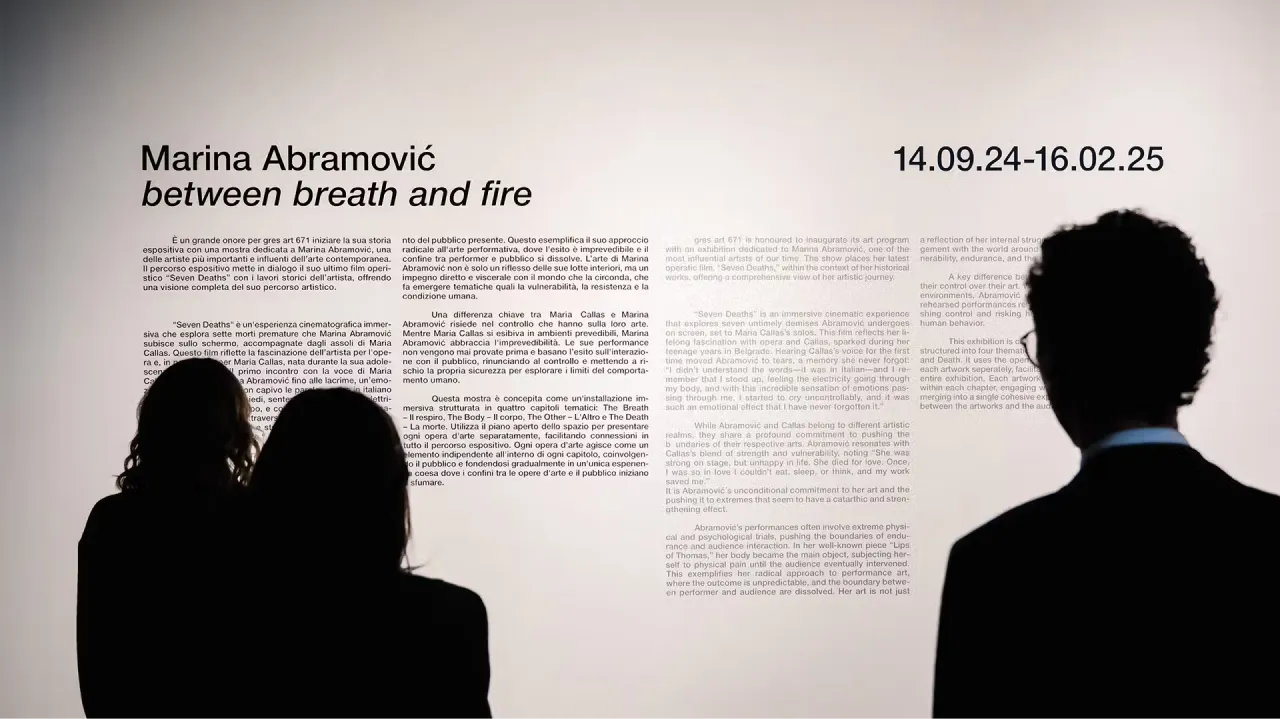 Visita guidata alla mostra di Marina Abramović